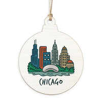 Chicago Cityscape Ornament