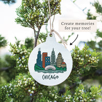 Chicago Cityscape Ornament