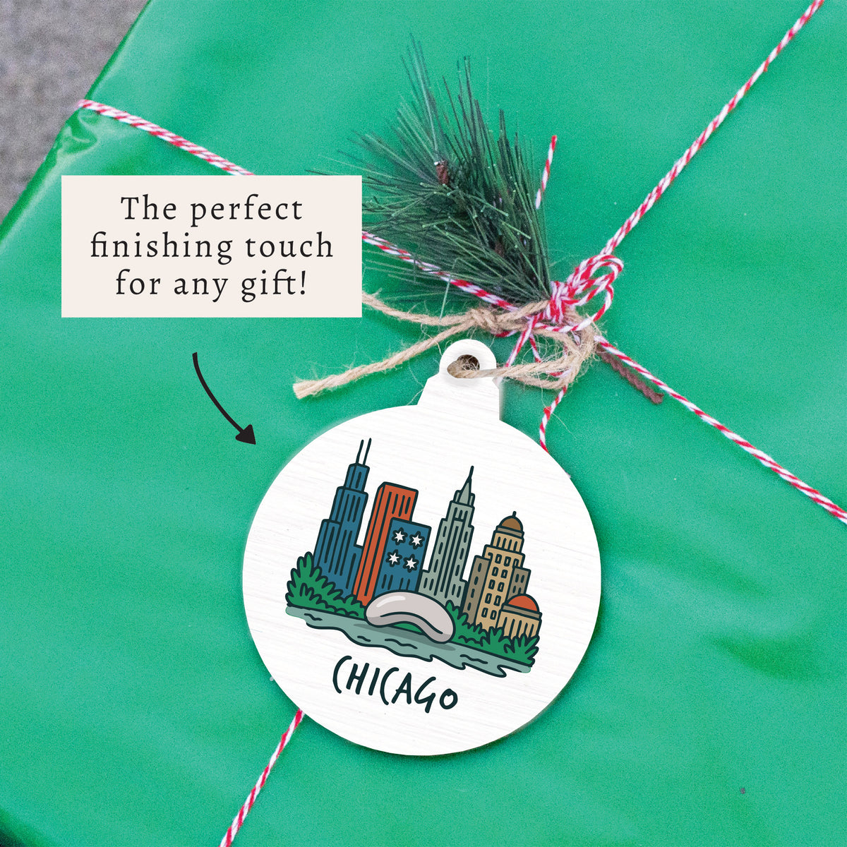 Chicago Cityscape Ornament