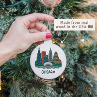 Chicago Cityscape Ornament