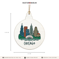 Chicago Cityscape Ornament