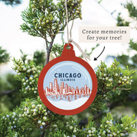 Chicago Snow Globe Ornament