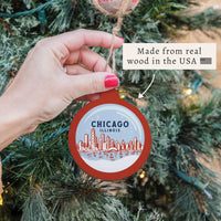 Chicago Snow Globe Ornament