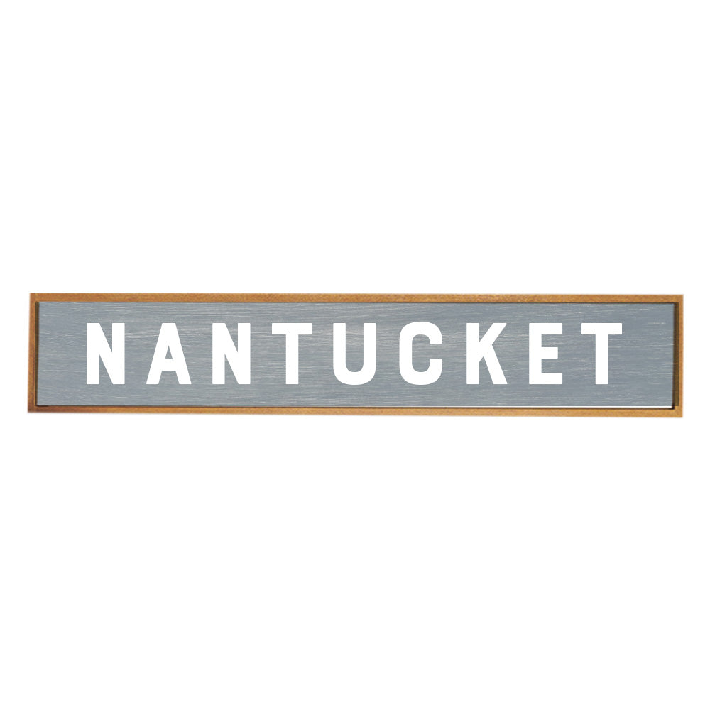 Bold Grey Personalized Barn Wood Sign