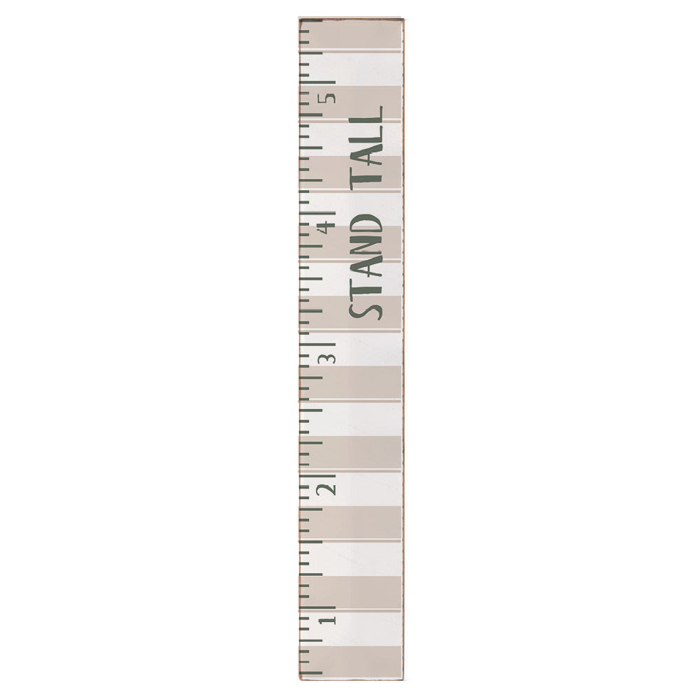 Stand Tall Growth Chart Personalized Barnwood Sign