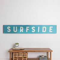 Surf Blue Personalized Barnwood Sign