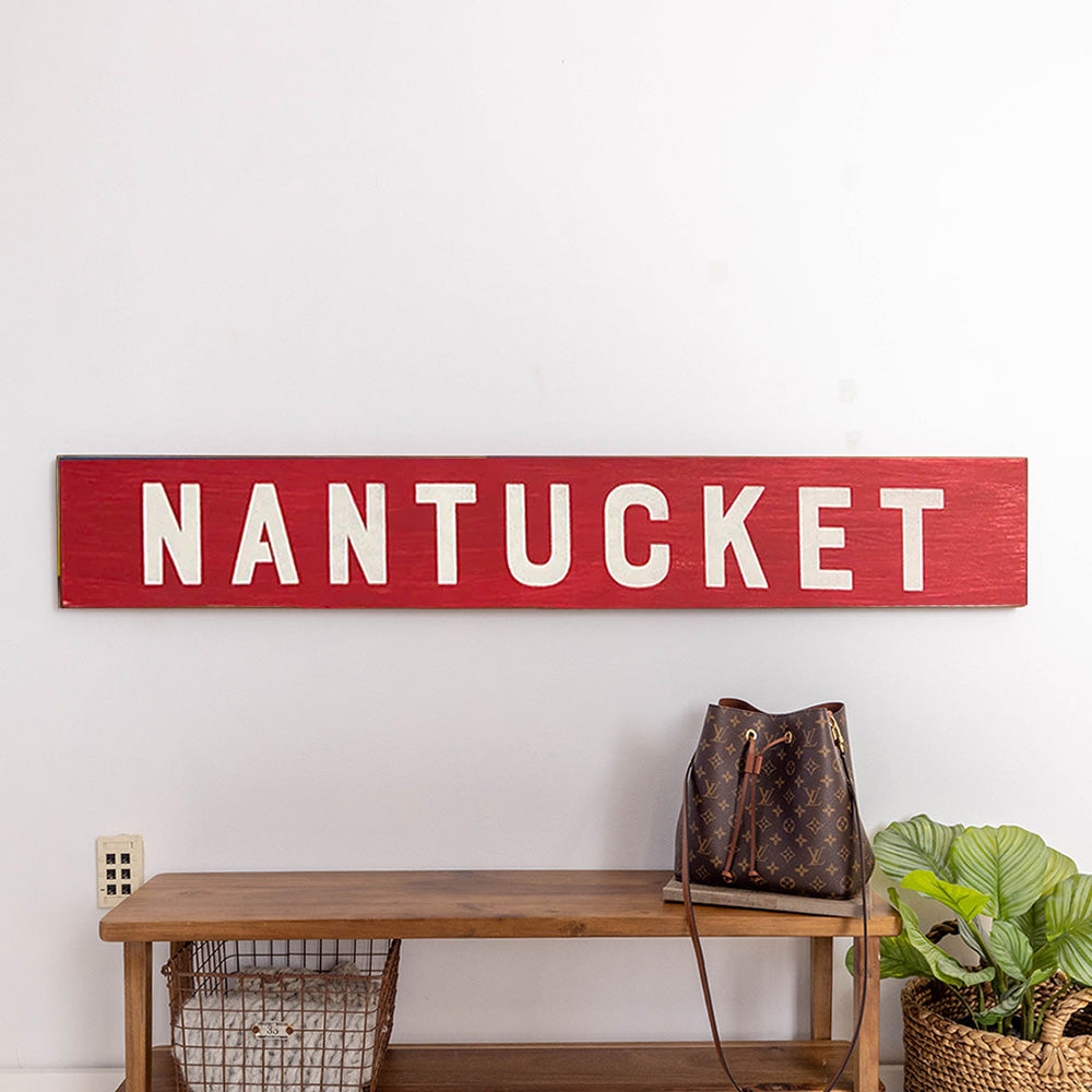Classic Red Personalized Barnwood Sign