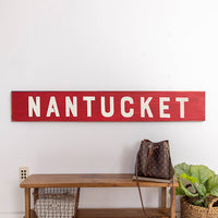 Classic Red Personalized Barnwood Sign