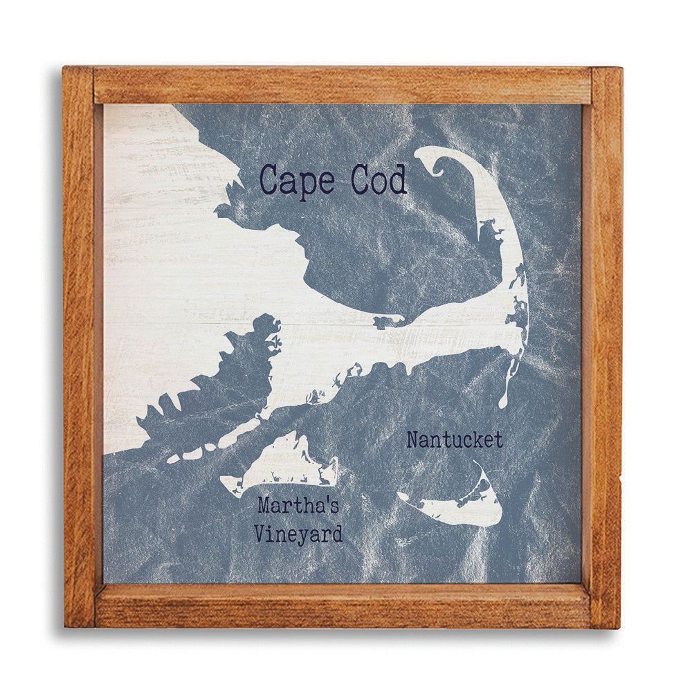 Cape Cod and The Islands 24” x 24” Wall Art