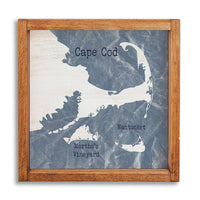 Cape Cod and The Islands 24” x 24” Wall Art
