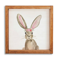 Floral Bunny Wall Art