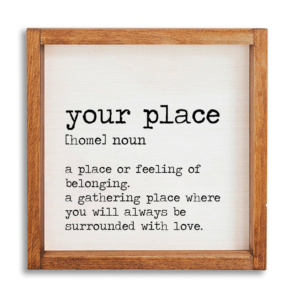 Home Definition Personalized Wall Art