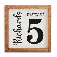 Party Of Personalized Wall Art