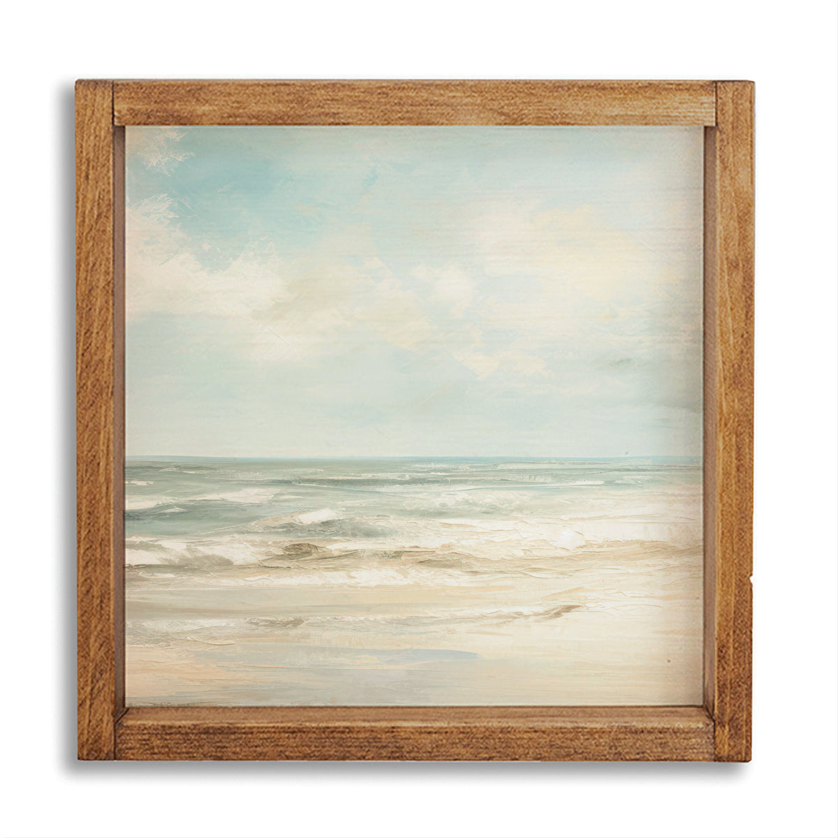 Sea Beach Landscape Wall Art 24" x 24"