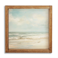 Sea Beach Landscape Wall Art 24" x 24"