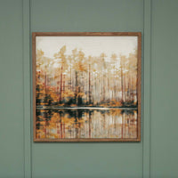 River Forest Landscape Wall Art 24" x 24"