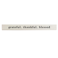 Grateful. Thankful. Blessed Barnwood Sign