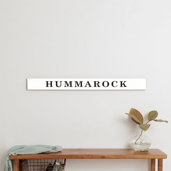 Your Word Black/White Personalized Barnwood Sign
