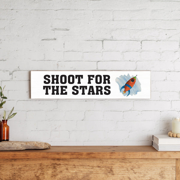 Shoot For The Stars Barn Wood Sign