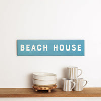Surf Blue Personalized Barn Bold Surf Blue Personalized Barn Wood Sign Sign