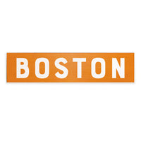 Bold Orange Personalized Barn Wood Sign