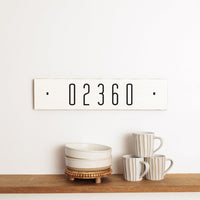 Zip Code Personalized Barn Wood Sign