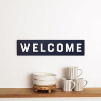 Bold Navy Personalized Barn Wood Sign