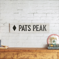 Most Difficult Trail Personalized Barn Wood Sign