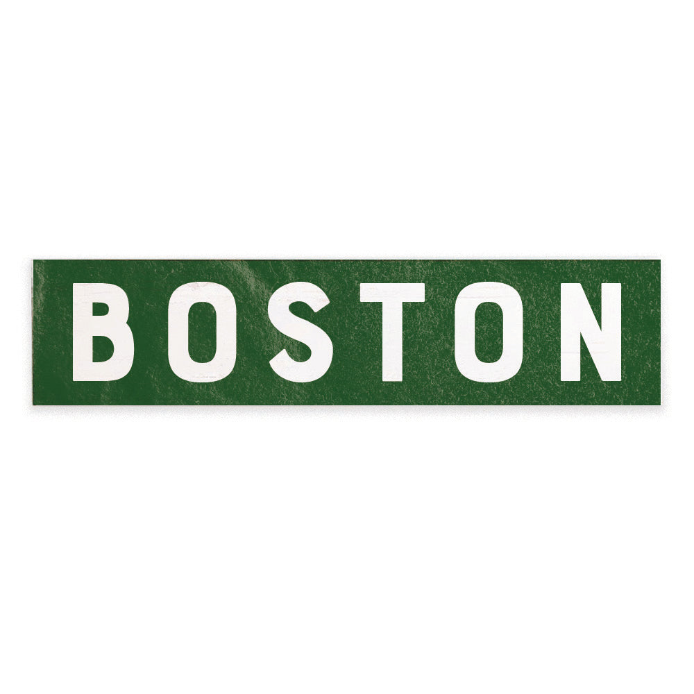 Green Personalized Barn Wood Sign