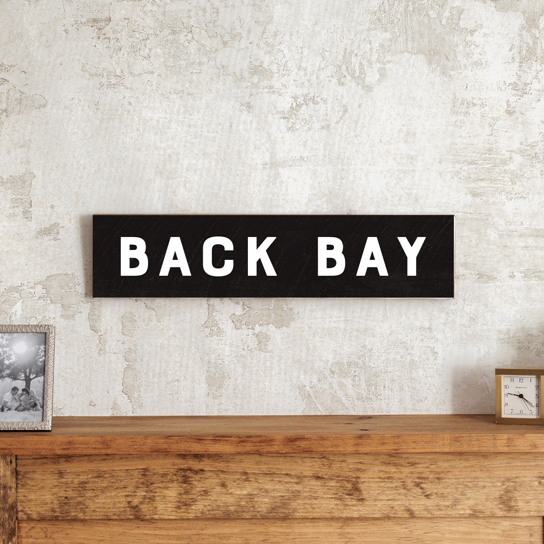 Classic Black and White Personalized Barn Wood Sign