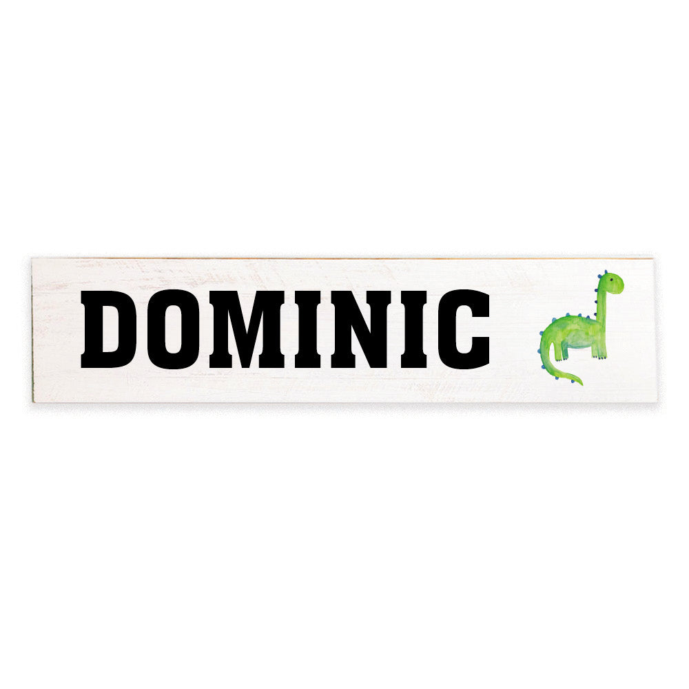 Dino Personalized Barn Wood Sign
