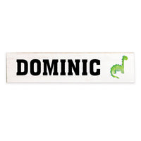 Dino Personalized Barn Wood Sign