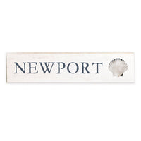 Watercolor Shell Personalized Barn Wood Sign