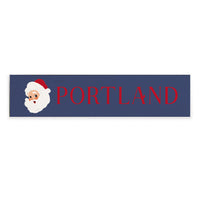 Old Saint Nick Personalized Barn Wood Sign