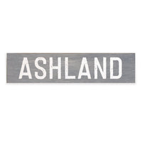 Your Word Grey Personalized Barnwood Sign