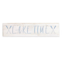 Lake Time Oars Barn Wood Sign