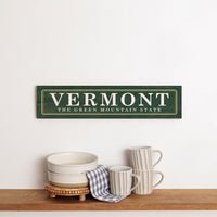 Vermont Green Mountain State Barnwood Sign