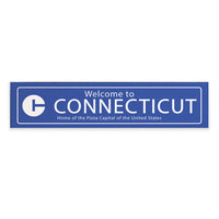 Welcome To Connecticut Barnwood Sign