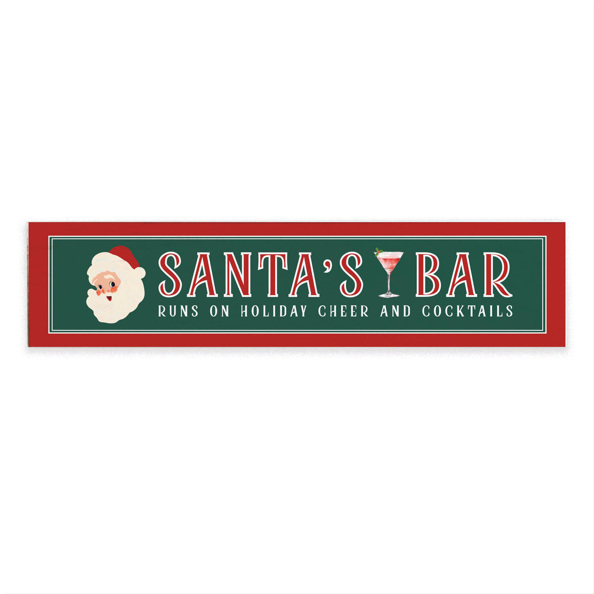 Santa's Bar Barnwood Sign