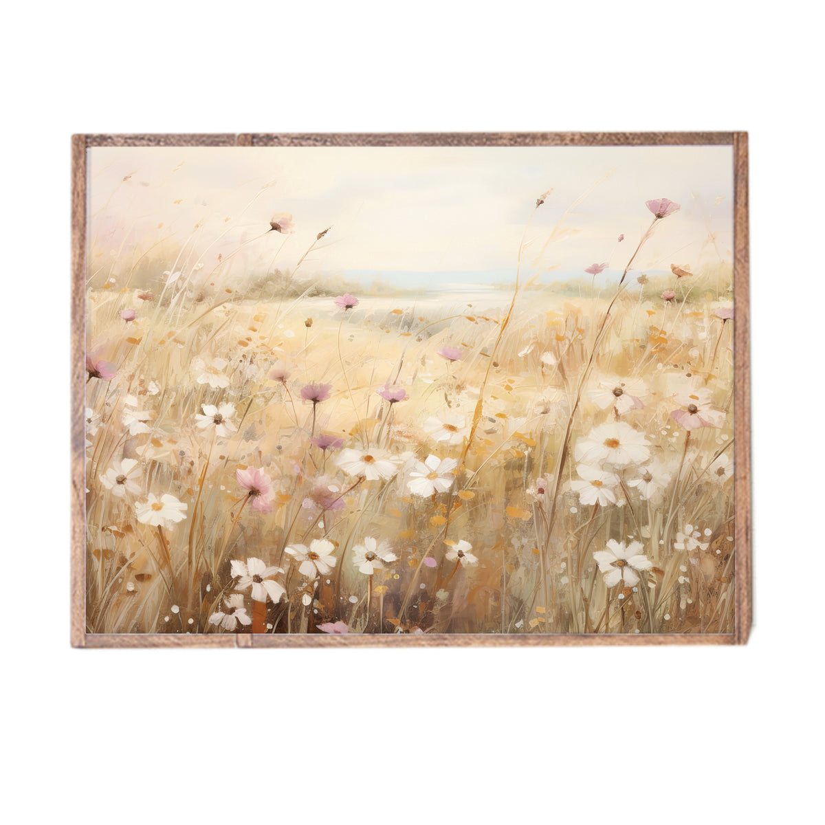 Field Of Flowers Landscape Wall Art 24" x 33"