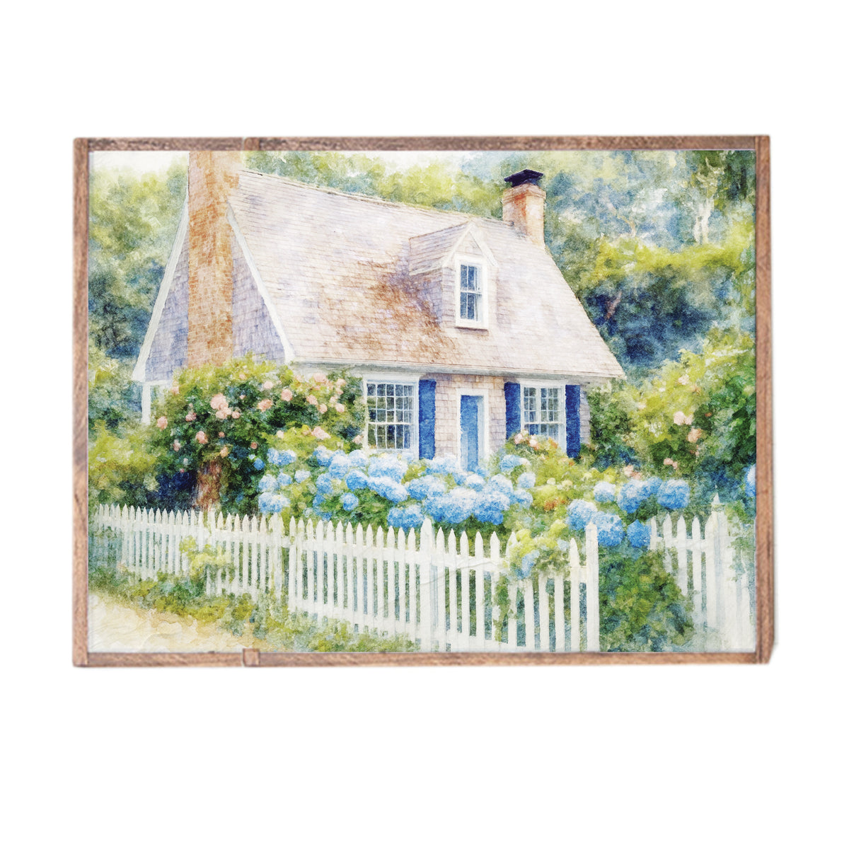 Hydrangea Cottage Wall Art