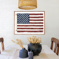 American Vintage Flag Wall Art