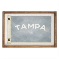 Compass Vintage Flag Personalized Rectangle Wall Art