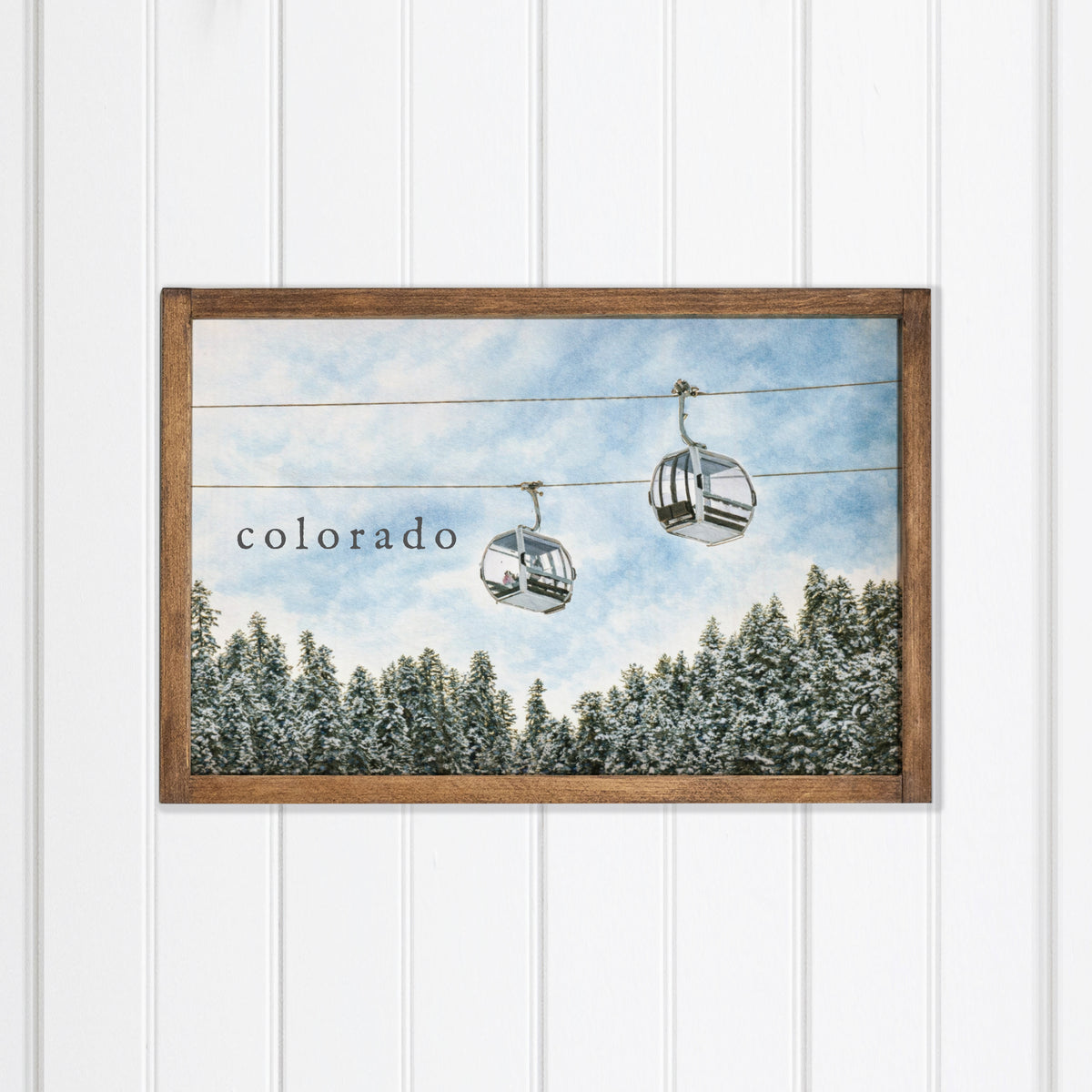 Ski Gondala Personalized Wall Art