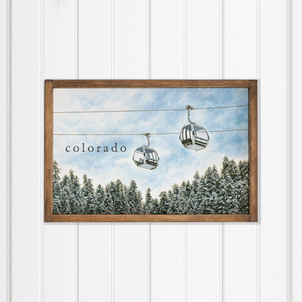 Ski Gondala Personalized Wall Art