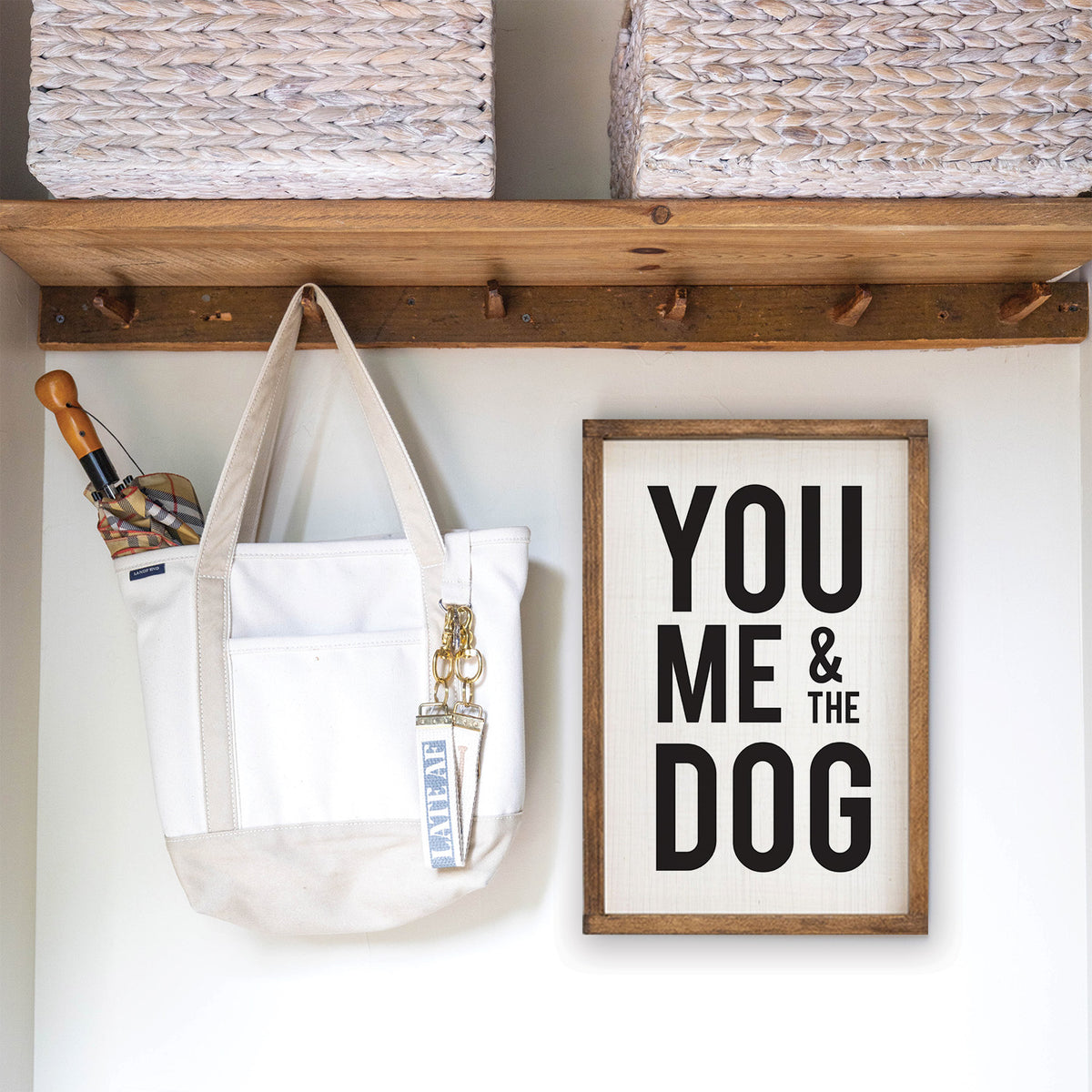 You Me And The Dog Wall Art 13" x 19"