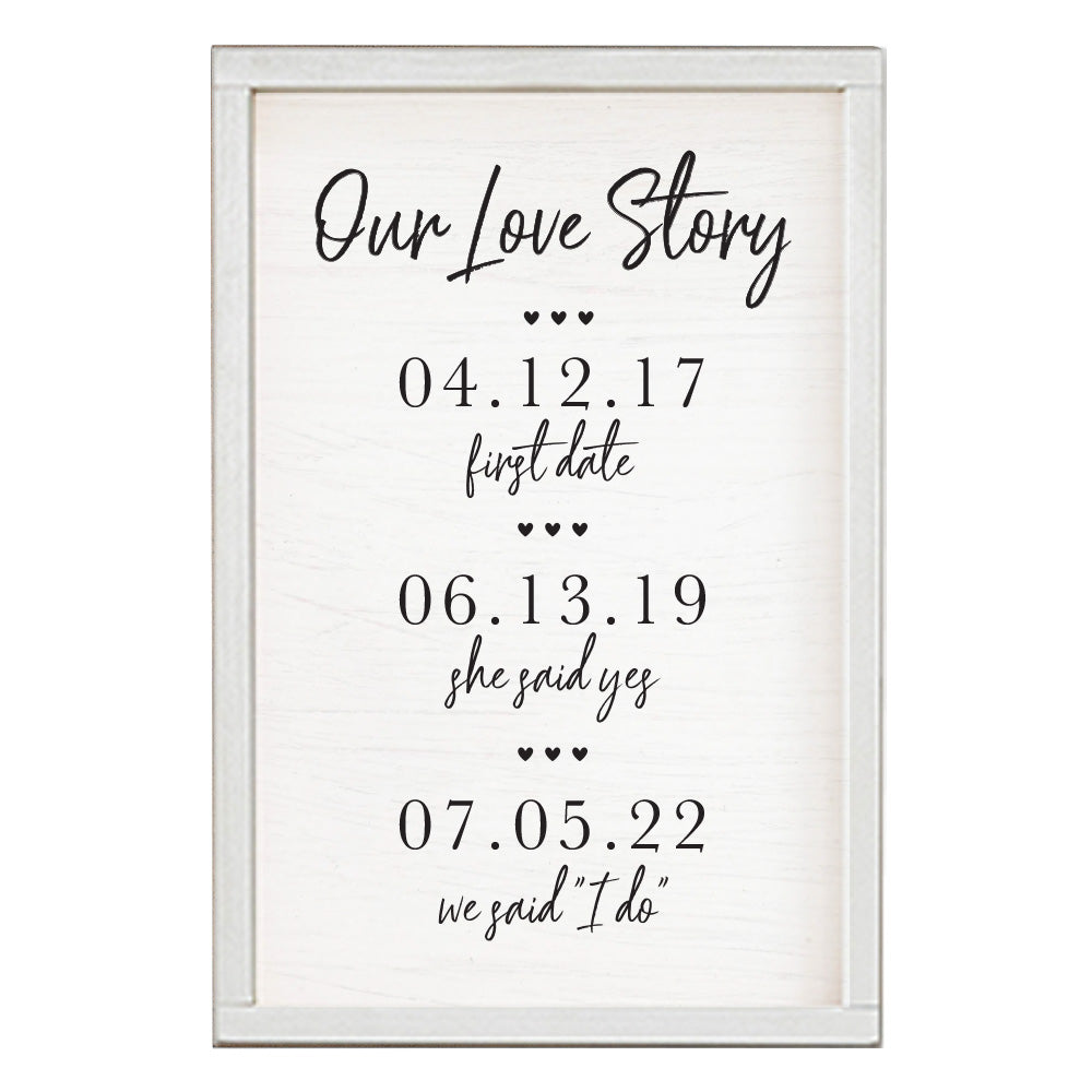 Our Love Story Wall Art