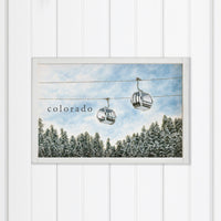 Ski Gondala Personalized Wall Art