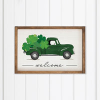 Shamrock Truck Wall Art