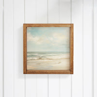Sea Beach Landscape Wall Art 16" x 16"